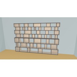 Bookshelf  (H212cm - W354 cm)