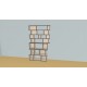Boekenkast op maat (H217cm - B130 cm)