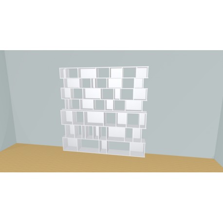 Custom bookcase  (H212cm - W236 cm)