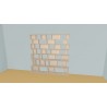 Custom bookcase  (H203cm - W224 cm)
