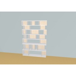Bookshelf  (H203cm - W156 cm)