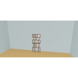 Custom bookcase  (H147cm - W75 cm)