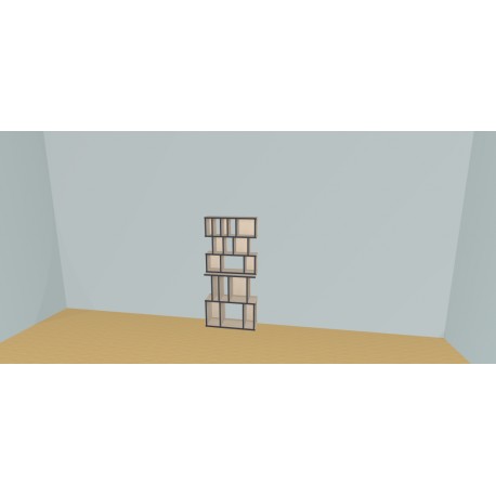 Custom bookcase  (H147cm - W75 cm)