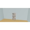 Custom bookcase  (H147cm - W75 cm)