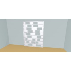 Bookshelf  (H228cm - W203 cm)