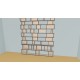 Custom bookcase  (H281cm - W253 cm)