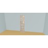 Bookshelf  (H220cm - W60 cm)