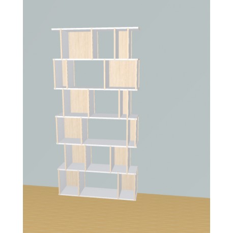 Bibliotheek  (H217cm - B105 cm)