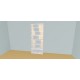Custom bookcase  (H229cm - W108 cm)
