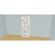 Custom bookcase  (H229cm - W105 cm)