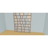 Custom bookcase  (H252cm - W240 cm)