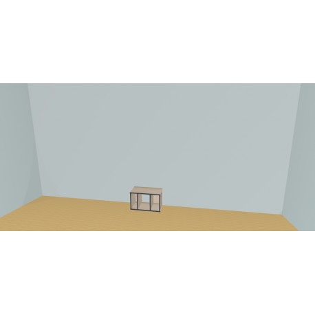 Boekenkast op maat  (H38cm - B70 cm)