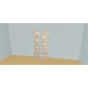 Boekenkast op maat  (H200cm - B117 cm)