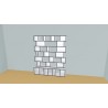 Custom bookcase  (H197cm - W181 cm)