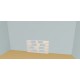 Custom bookcase  (H103cm - W205 cm)