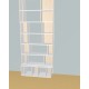 Boekenkast op maat (H254cm - B109 cm)