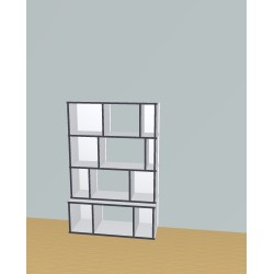 Meuble Bibliothèque sur-mesure (H147cm - L97 cm)