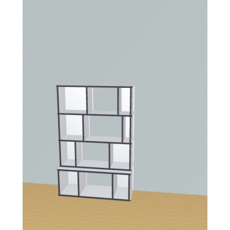 Meuble Bibliothèque sur-mesure (H147cm - L97 cm)