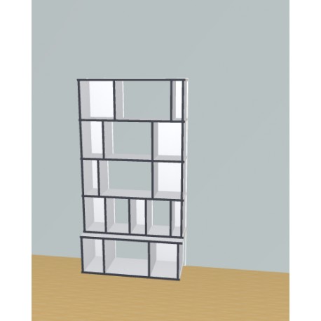 Meuble Bibliothèque sur-mesure (H183cm - L97 cm)