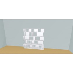 Boekenkast op maat (H175cm - B180 cm)