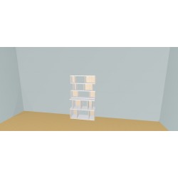 Boekenkast op maat (H156cm - B100 cm)