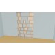 Custom bookcase  (H324cm - W180 cm)