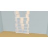 Custom bookcase  (H324cm - W180 cm)