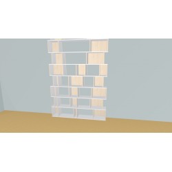 Custom bookcase (H324cm - W180 cm)