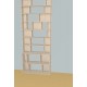 Custom bookcase  (H257cm - W100 cm)