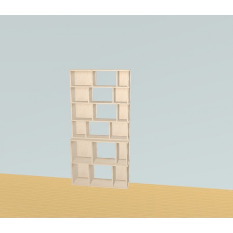 Custom bookcase  (H176cm - W88 cm)