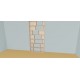 Custom bookcase  (H252cm - W120 cm)