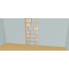 Custom bookcase  (H252cm - W120 cm)