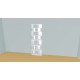 Custom bookcase  (H212cm - W80 cm)