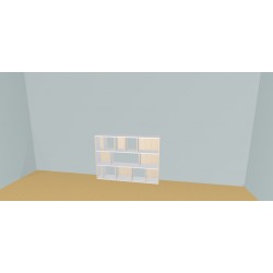 Meuble Bibliothèque sur-mesure (H109cm - L170 cm)