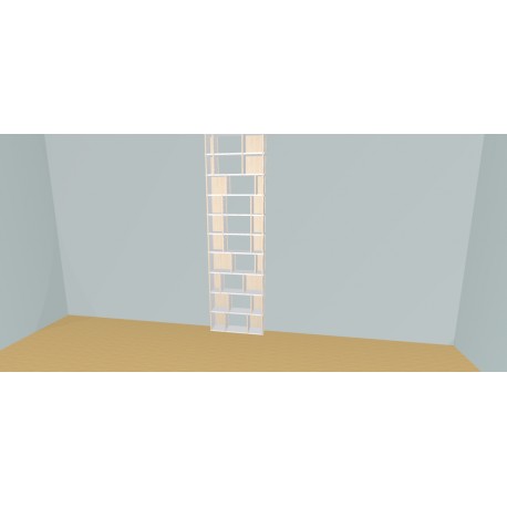 Custom bookcase  (H252cm - W80 cm)