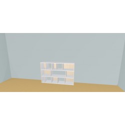 Boekenkast op maat (H109cm - B170 cm)