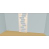 Custom bookcase  (H252cm - W130 cm)