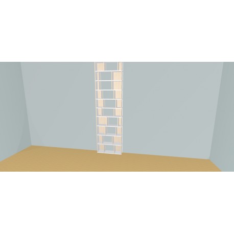 Custom bookcase  (H252cm - W80 cm)