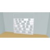 Custom bookcase  (H182cm - W269 cm)