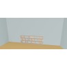 Custom bookcase  (H82cm - W250 cm)