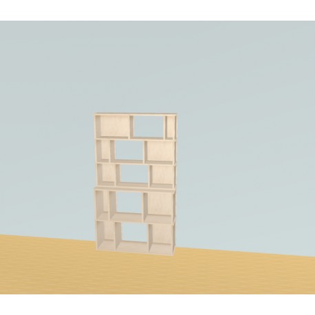 Custom bookcase  (H156cm - W90 cm)