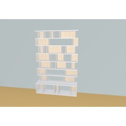 Boekenkast op maat (H215cm - B160 cm)