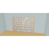 Custom bookcase  (H203cm - W320 cm)