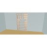 Custom bookcase  (H240cm - W160 cm)