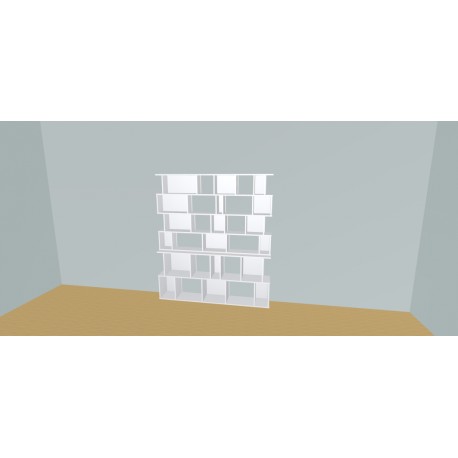 Boekenkast op maat  (H182cm - B180 cm)