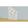 Custom bookcase  (H236cm - W175 cm)