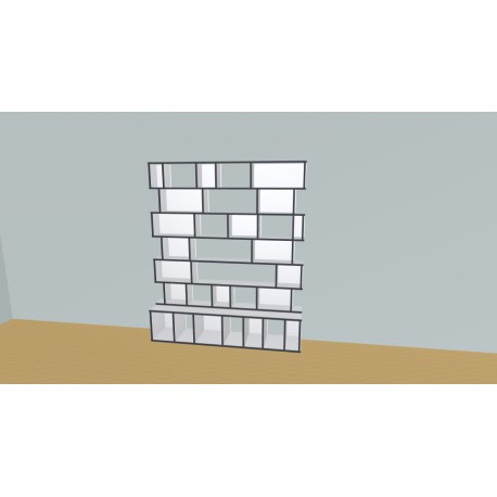 Boekenkast op maat  (H200cm - B170 cm)
