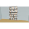 Custom bookcase  (H248cm - W170 cm)