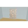 Custom bookcase  (H215cm - W160 cm)