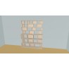 Custom bookcase  (H215cm - W190 cm)